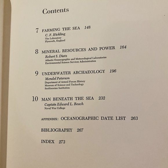 Vintage 1969 Oceanography History Book - Picture 8 of 9